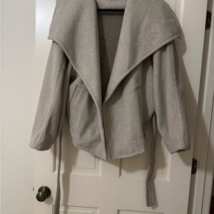 Free People Gray Pea Coat